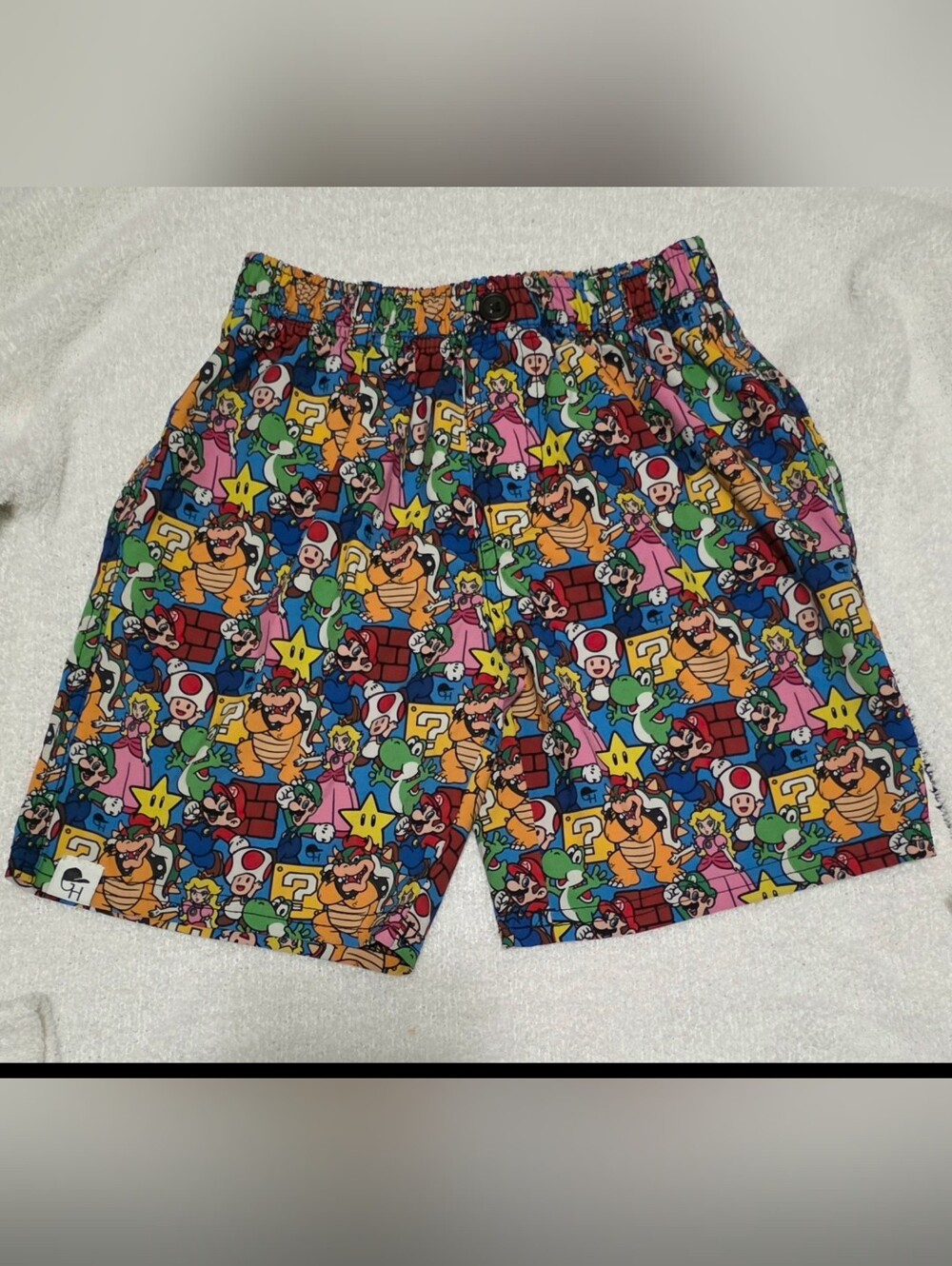 George Hats Kids Multi-Color Super Mario Swim Trunks - 5T/6T